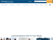 Tablet Screenshot of libmaneducation.com